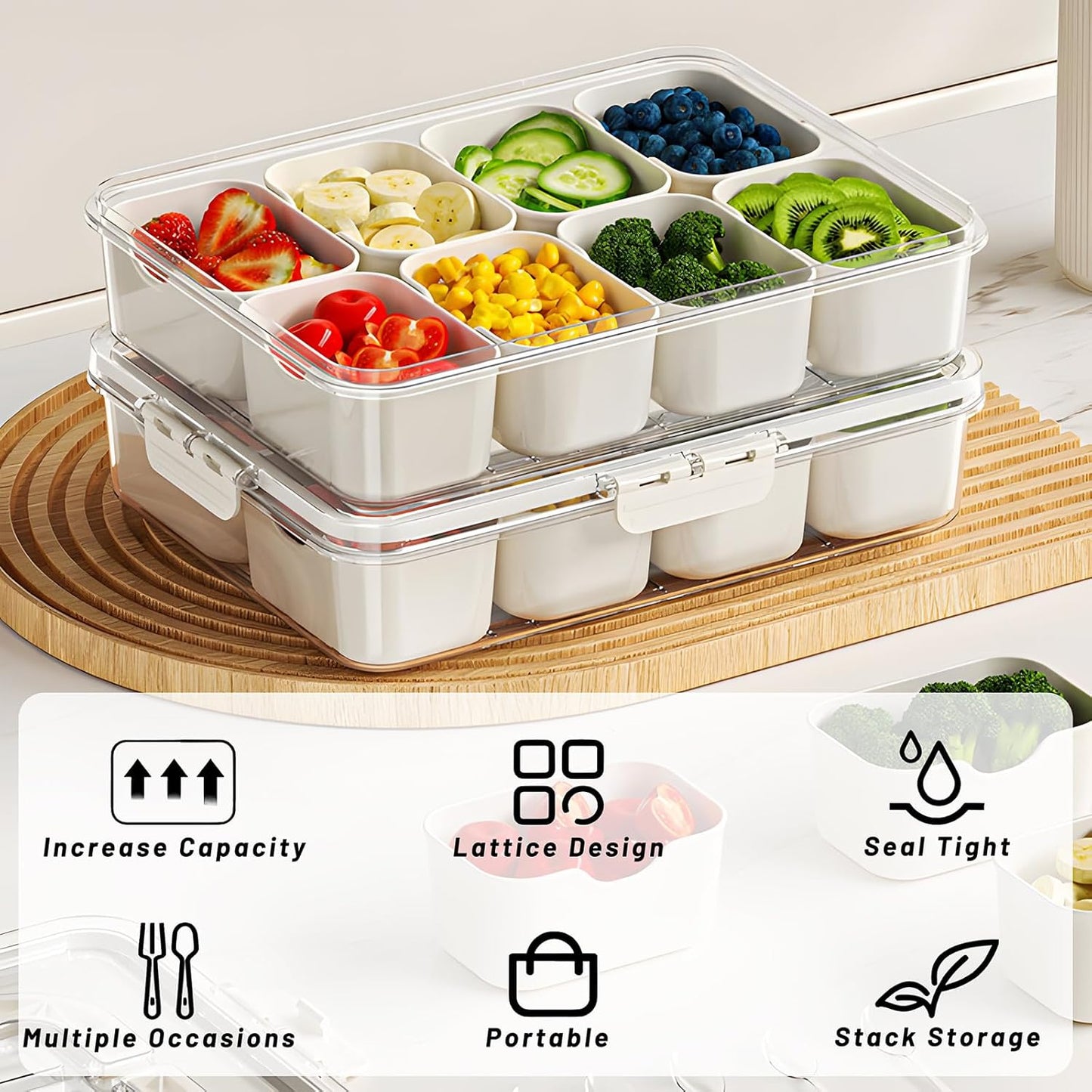 SnackMate Pro | Jouw Ultieme Snack Organizer met Geïsoleerde Koeltas!