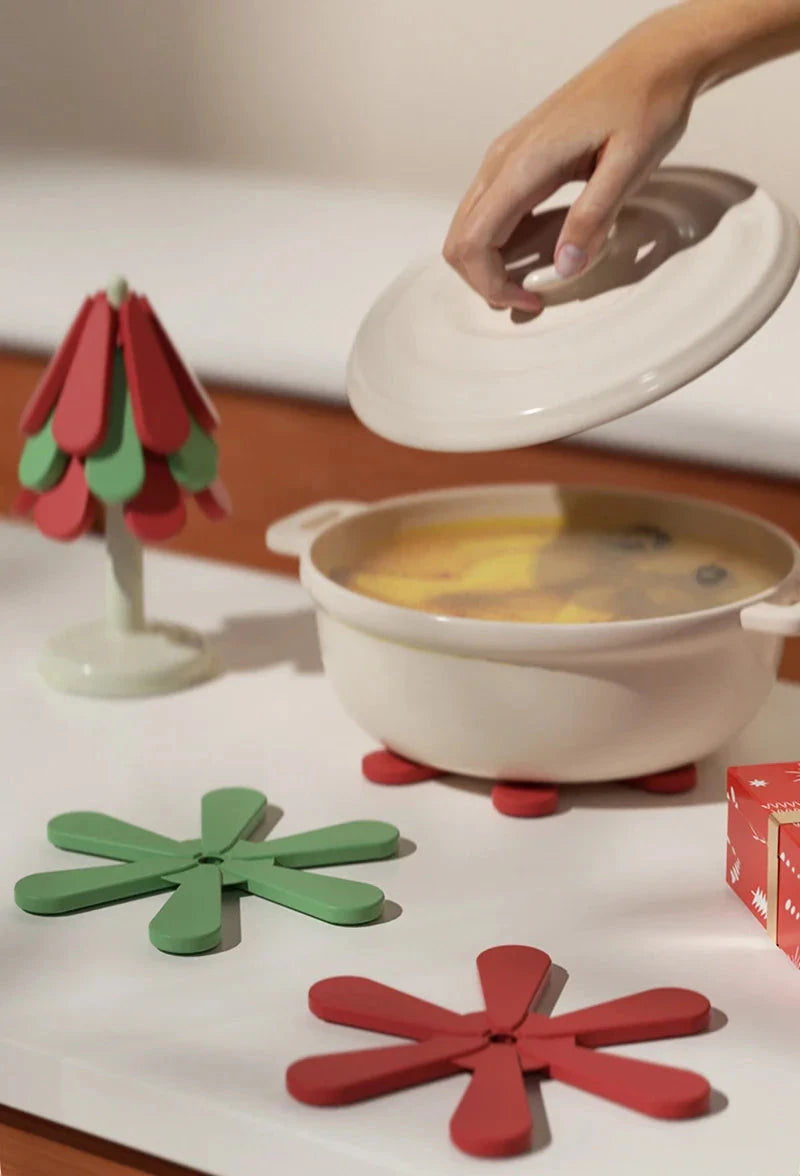 Weihnachtsbaum-Untersetzer | Perfekt für jeden Weihnachtstisch 