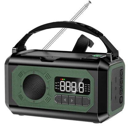 PowerWave Pro | De Onmisbare Noodradio met Zonnepaneel en Handcrank