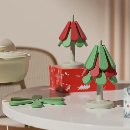 Noël Tree Coasters | Perfect for Any Christmas Table 