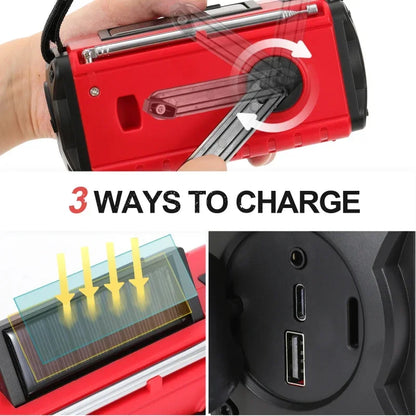 SurviveWave Pro – De Alles-in-één Noodradio voor Overleving en Bereikbaarheid