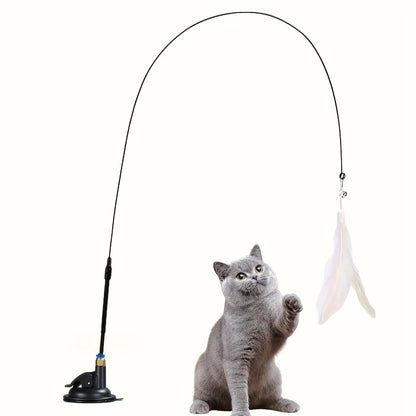 Cat feather toy | Prevent destructive behavior, such as scratching furniture 