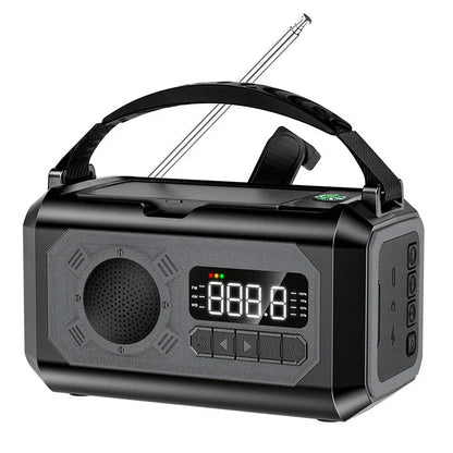 PowerWave Pro | De Onmisbare Noodradio met Zonnepaneel en Handcrank