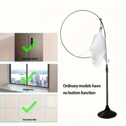 Katzenfederspielzeug | Verhindern Sie destruktives Verhalten, wie das Zerkratzen von Möbeln 